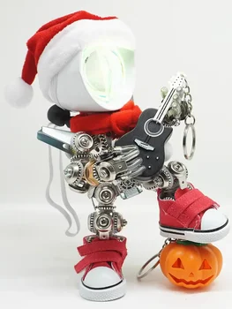 3D DIY Механический Детский Дизайн Персонажа Красочный Ночник Металлический Винт Сборка Строительный Блок Украшение