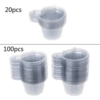 100 шт. 40 мл пластиковые одноразовые стаканчики для изготовления ювелирных изделий из эпоксидной смолы своими руками