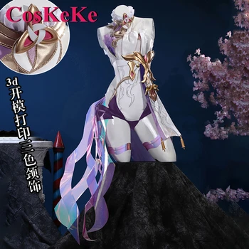 CosKeKe Elysia Косплей Аниме Игра Honkai Impact 3-й костюм Сладкий Элегантный Unifrorm Платье Женщины Вечеринка Ролевая игра Одежда S-XXL