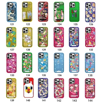 121-132 Обновление Акриловая версия 2.0 Красочная рамка Мультяшный модный чехол для телефона Чехол для IPhone 12 13 14 15 Pro Max