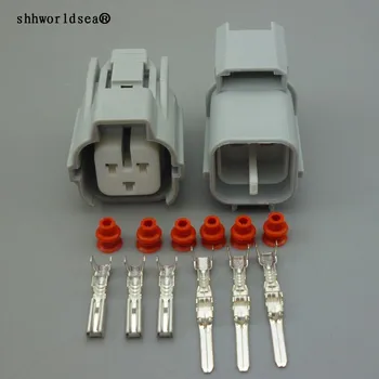 shhworldsea 3pin 2,2 м для модифицированного Toyota автомобильного датчика распределительного вала штекер пластиковый разъем кабеля проводки 6189-0131 6181-0072