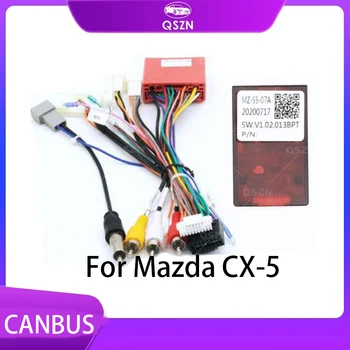 Canbus Декодер Android Автомагнитола Canbus Box для Mazda CX-5 Для 2013 Mazda 6 Atenza Жгут проводов Кабели Авто Радио Стерео 2 din
