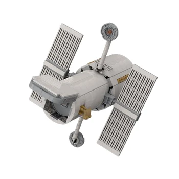 Moc Космический телескоп Хаббла Строительные блоки Набор Большой Размер Хаббл Космический Исследовательский Инструмент Juguetes Bricks Детские игрушки Подарки
