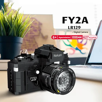 Классическая зеркальная цифровая камера Мини-блок Сборка модели Nikoning Fy2a LR129 Строительный кирпич Развивающая игрушка для детей Подарок