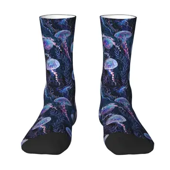 Волшебная медуза Мужские носки для экипажа Унисекс Kawaii 3D-печатные носки